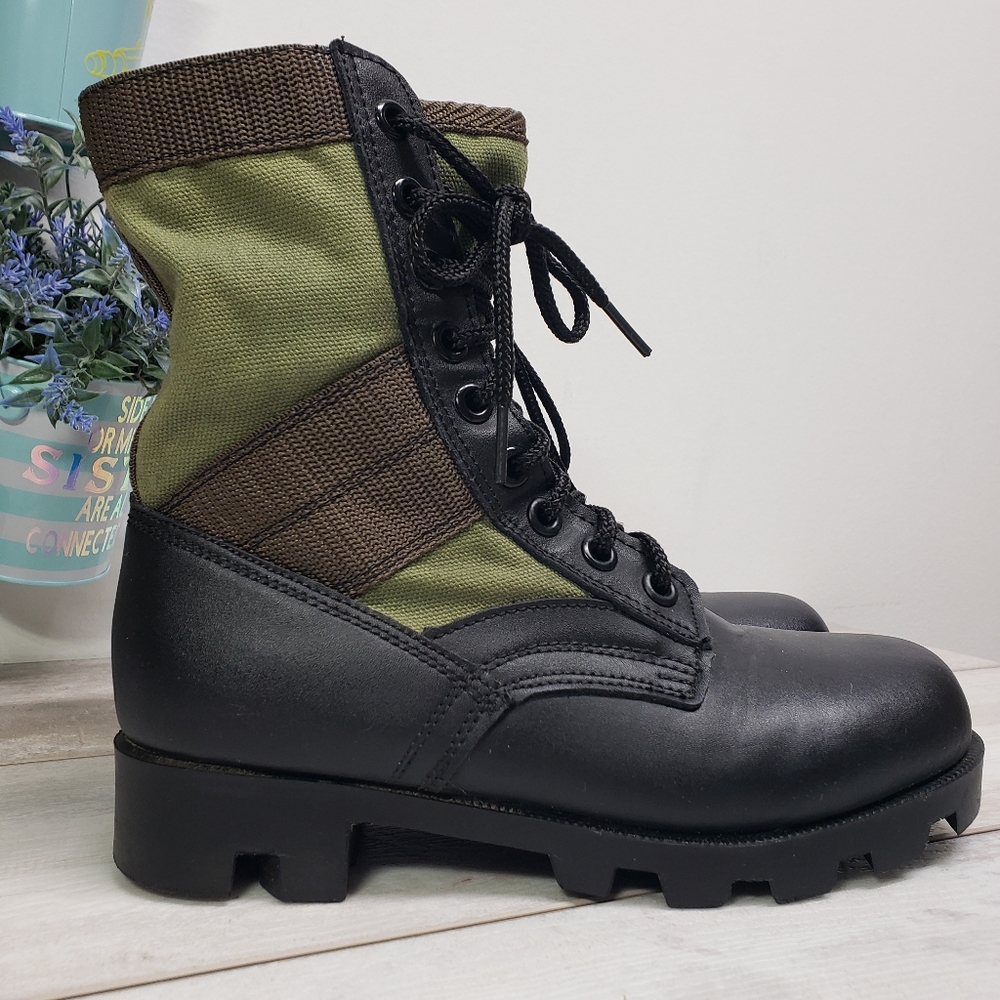 Rothco Olive Green and Black Jungle Boots